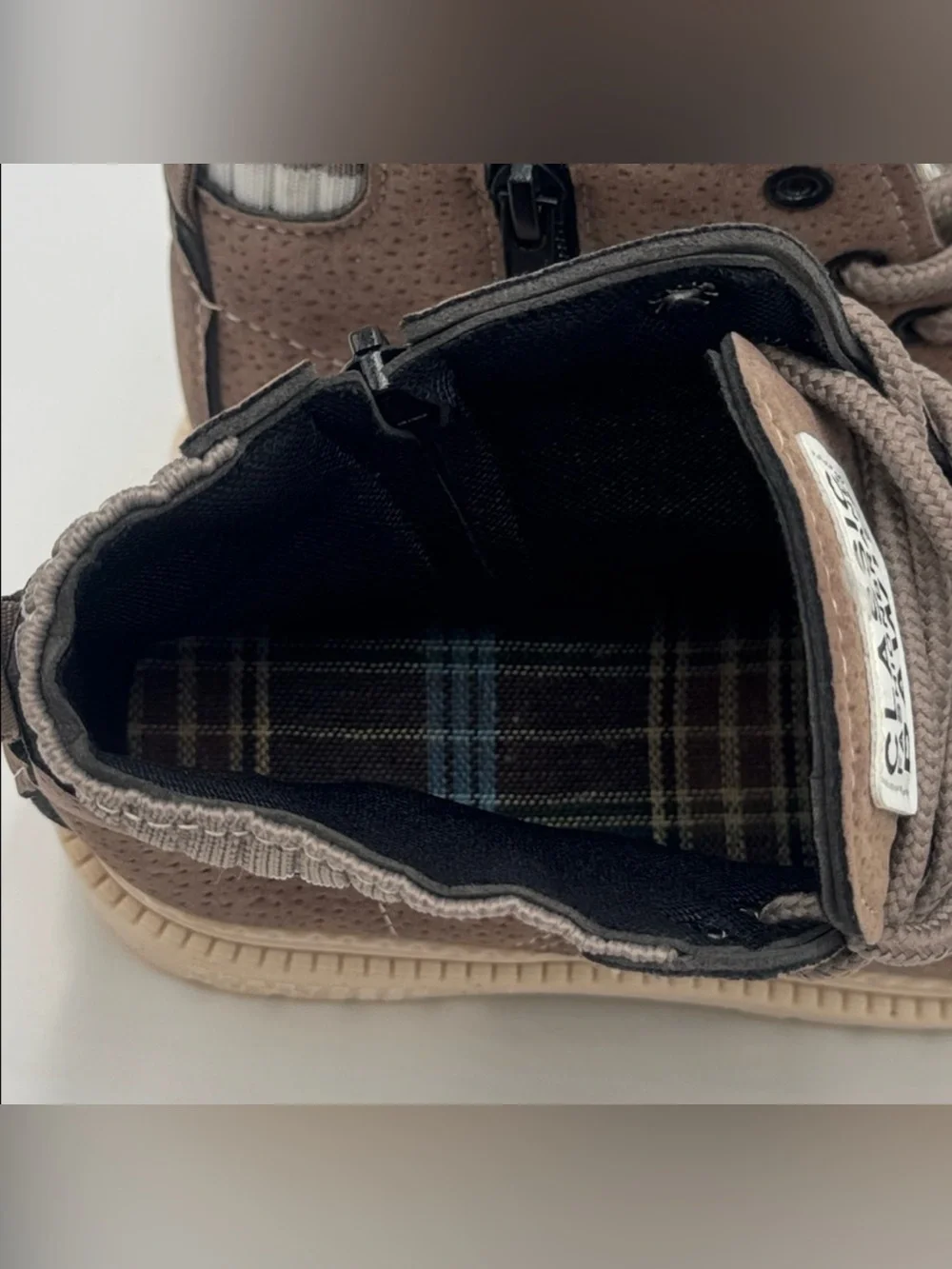 Classic Fashion Brand RAW' Kids Boots Brown Faux Suede Size 29 (US 12 Toddler)